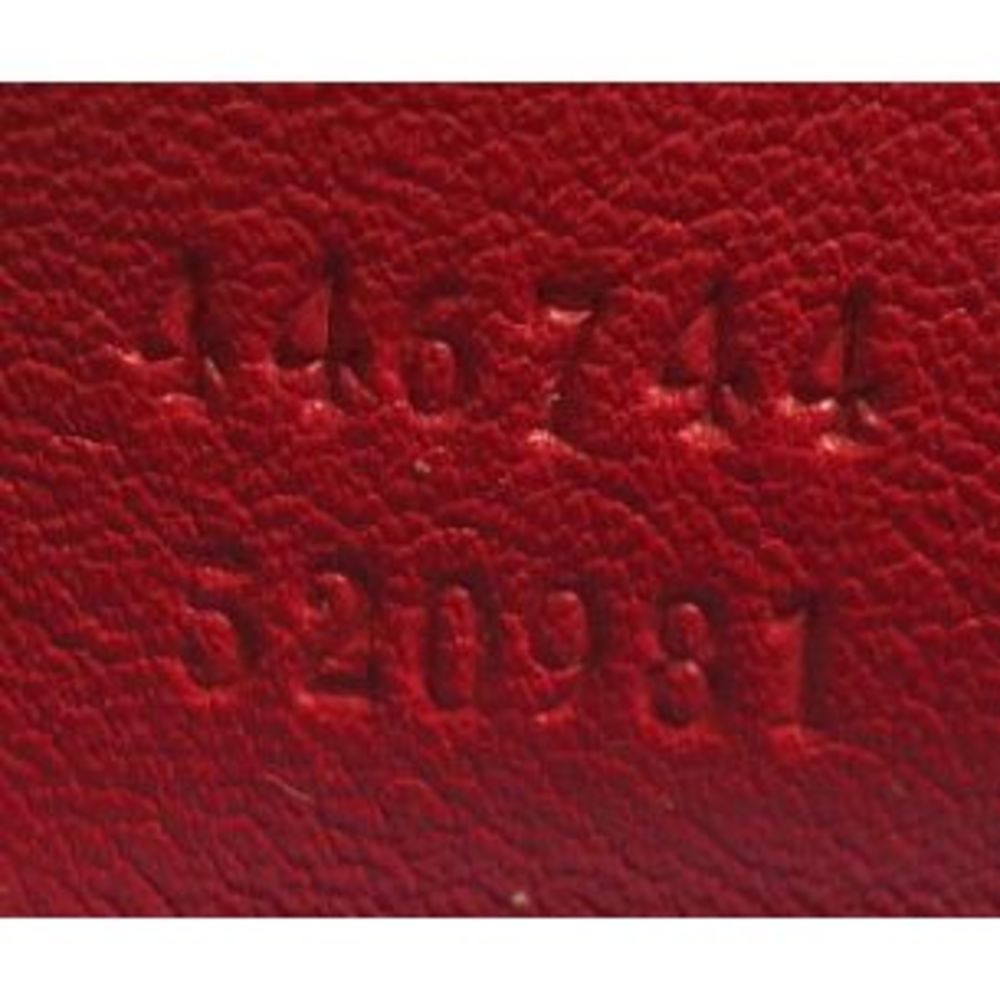 Gucci GG Marmont Flap Bag Matelasse Velvet Mini Red - Picture 7 of 7
